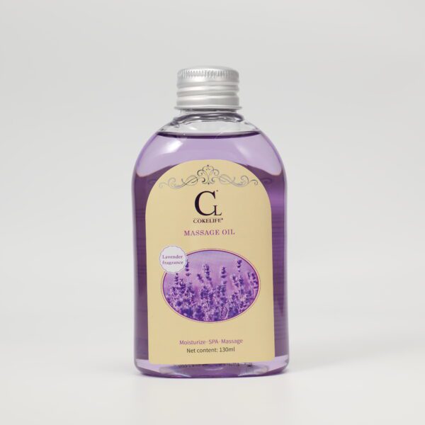 COKELIFE Lavender Massage Oil, 130ml - Hydrating, Calming & Relaxing SPA Experience