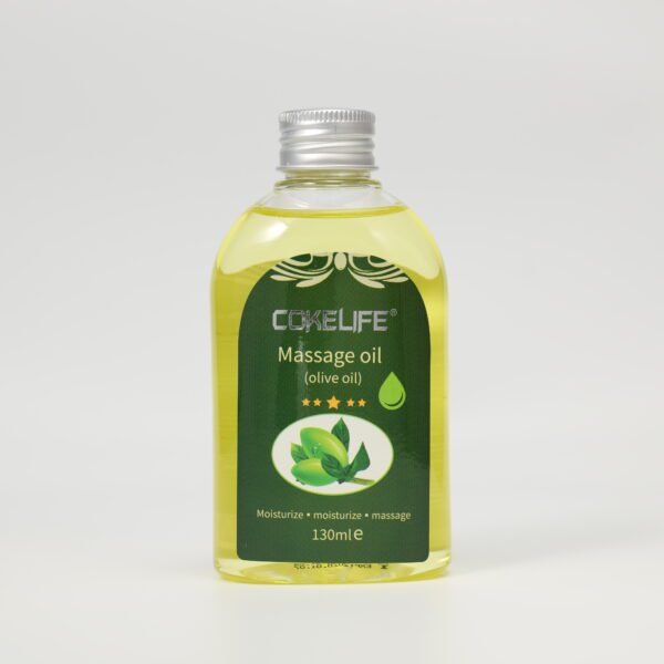 COKELIFE Natural Massage Oil, 130ml - Hydrating & Relaxing with Olive Oil