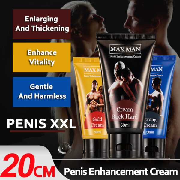 Rock Hard Gold Penis Cream - Enhancement & Support 50ml