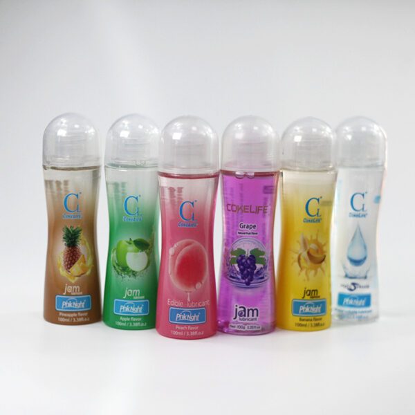 Jam PikkaFruit Flavored Lubricant - Set of 6 Fruity Varieties for Sensory Intimacy, 100ml Each